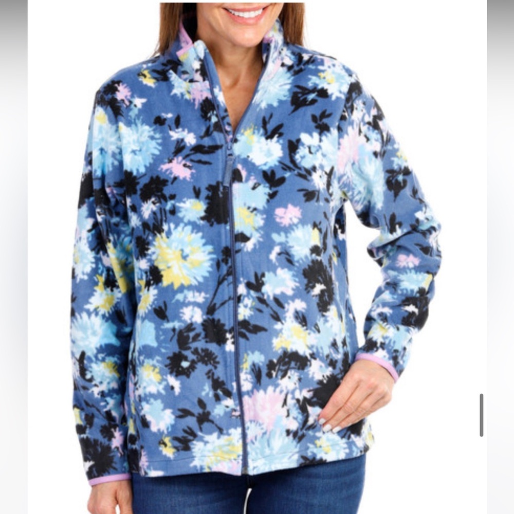 NWT Vera Bradley Printed Fleece Jacket